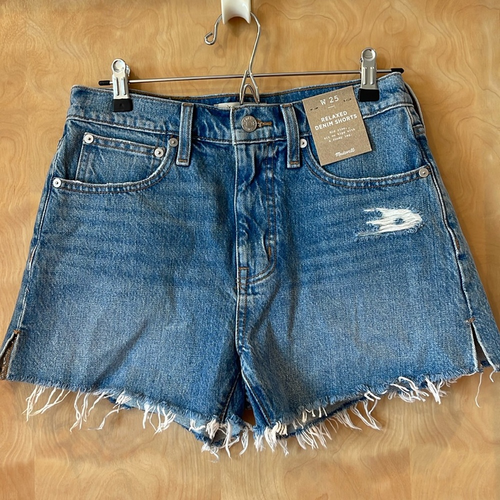 Madewell relaxed denim shorts